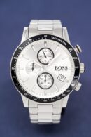 Hugo Boss Men's Watch Chronograph Rafale Silver - HB1513511